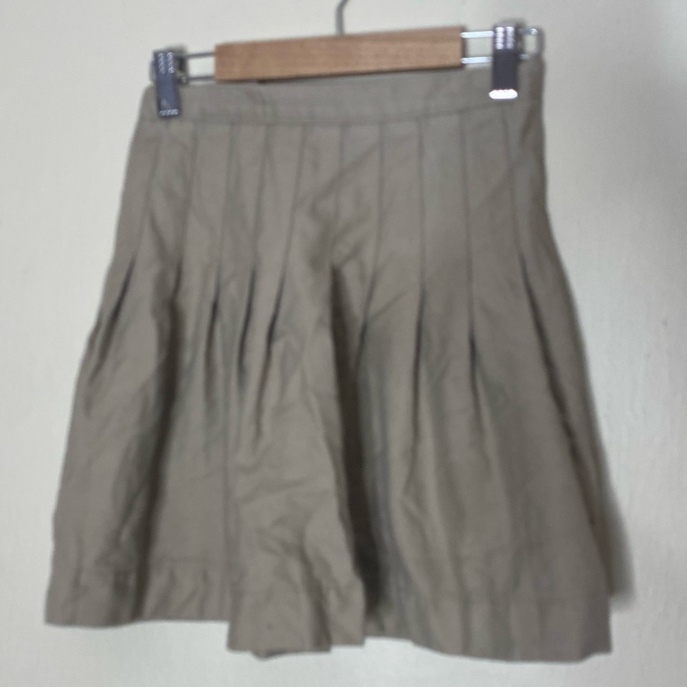 Lands' End Tan Skirt
